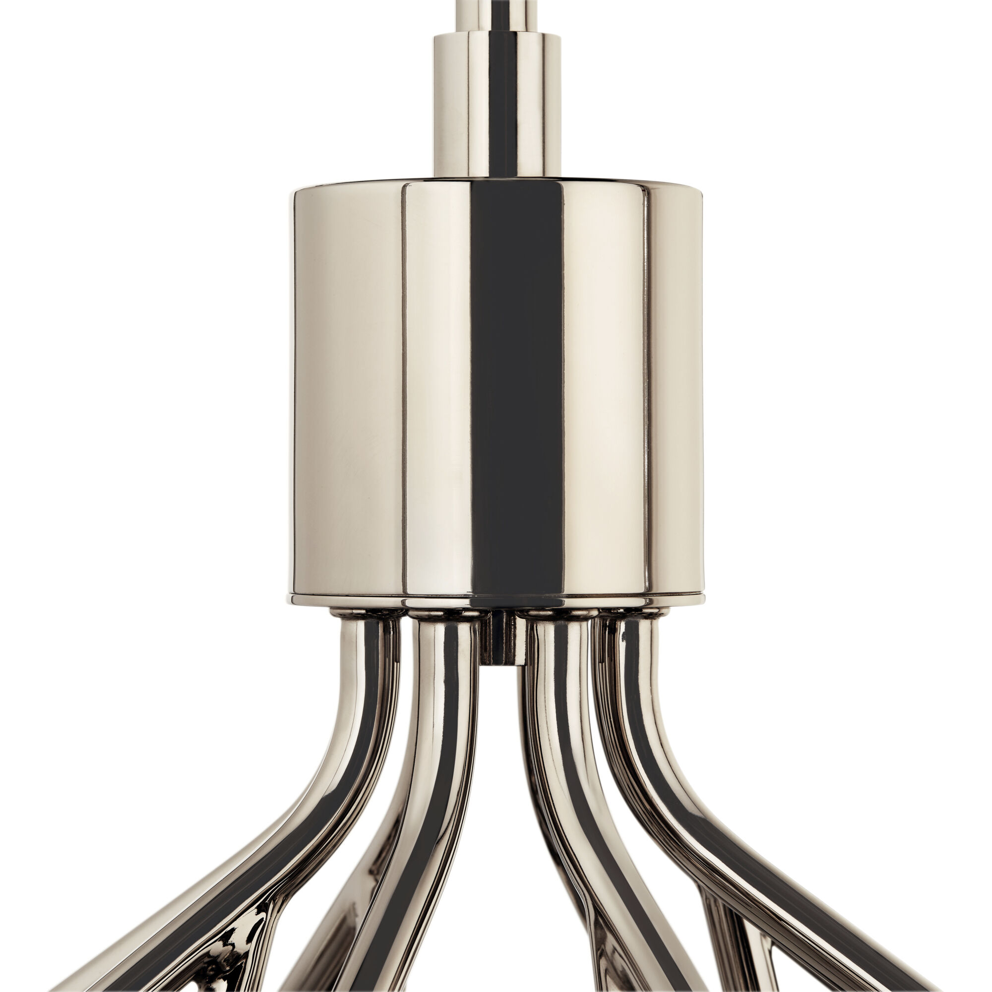 Silvarious 12 Light Polished Nickel Chandelier/Semi Flush Ceiling Light